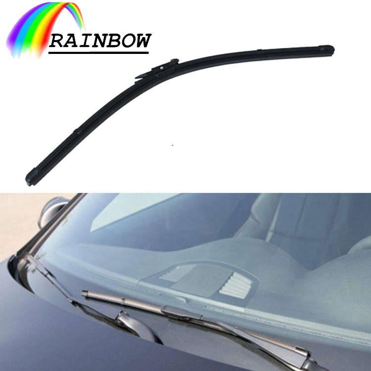 Rainbow Universal U Hook U-Type Frameless Wipers Top Quality Rubber Blade Soft Car Windshield Wipers Windscreen